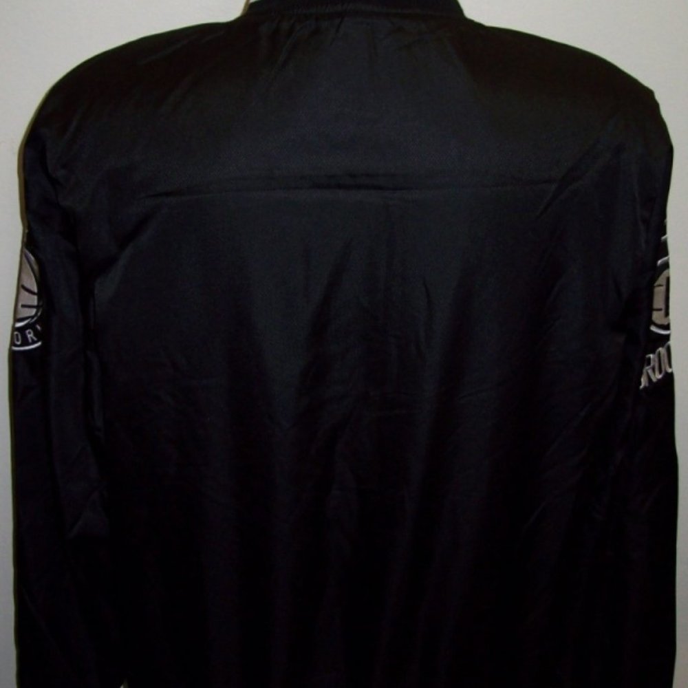 BROOKLYN NETS Rip Stop Full Zip Nylon Jacket M L X - Picture 7 of 8
